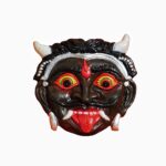 KSI Handmade Terracotta Clay Wall Hanging Nazar Battu Evil Eye Protector Suraksha Kawach for Home Entrance Office and Shop Wall Hanging Sculptures
