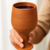 KSI  Pure Mitti Handmade Drinkware – Flavor-Enhancing Terracotta Mugs for Hot & Cold Drinks set of 1