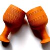 KSI  Pure Mitti Handmade Drinkware – Flavor-Enhancing Terracotta Mugs for Hot & Cold Drinks set of 2