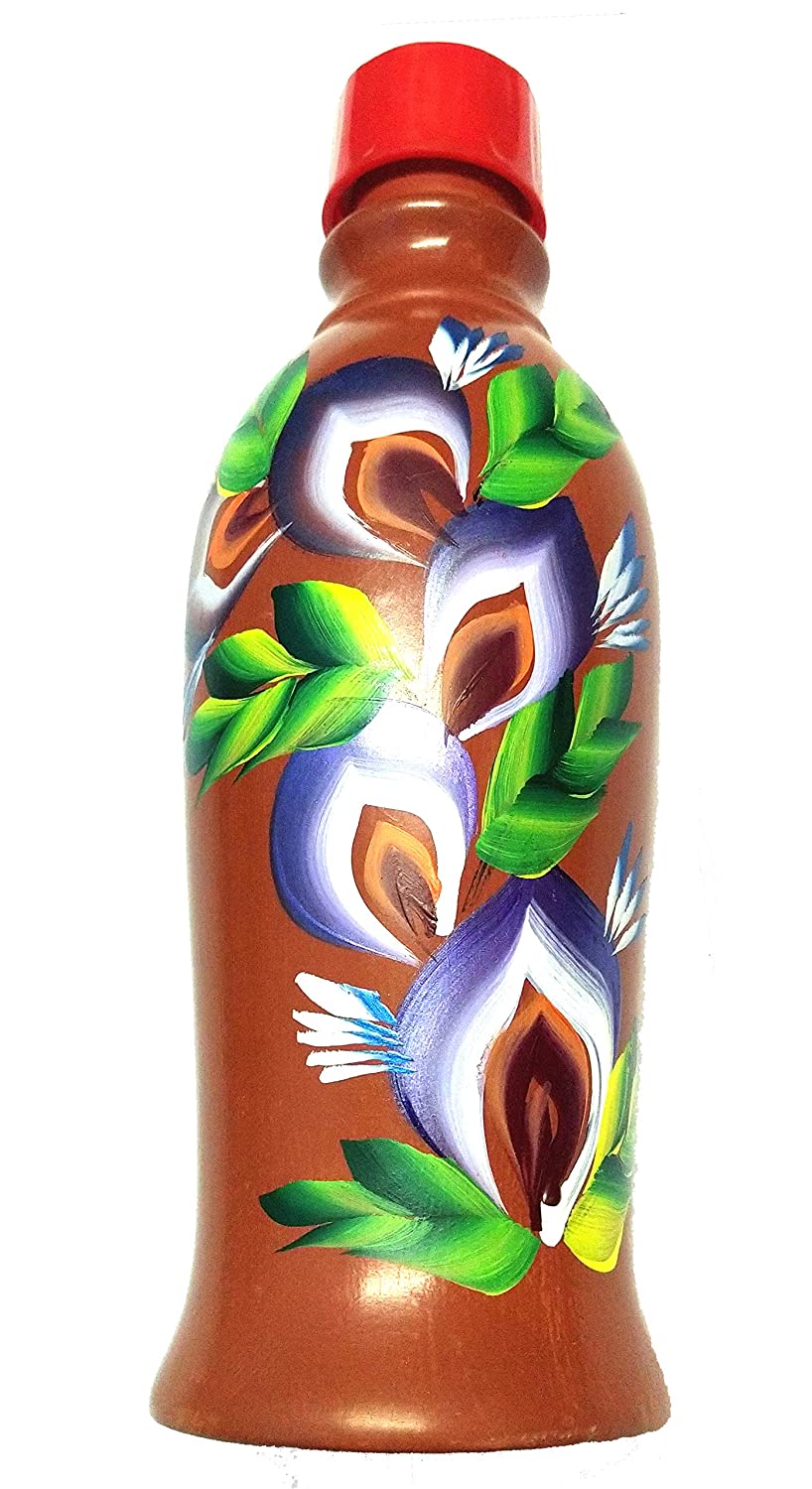 81HB9NsQ9uL._SL1500_.jpg KSI Self traditional Earthenware Clay cooling water bottle 1.4 Litres - Image 1