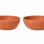 KSI Handmade Terracotta Clay Serving Bowls Katori for Soup, Dal, Kadhi, Curry (250 ML, Pack of 2)