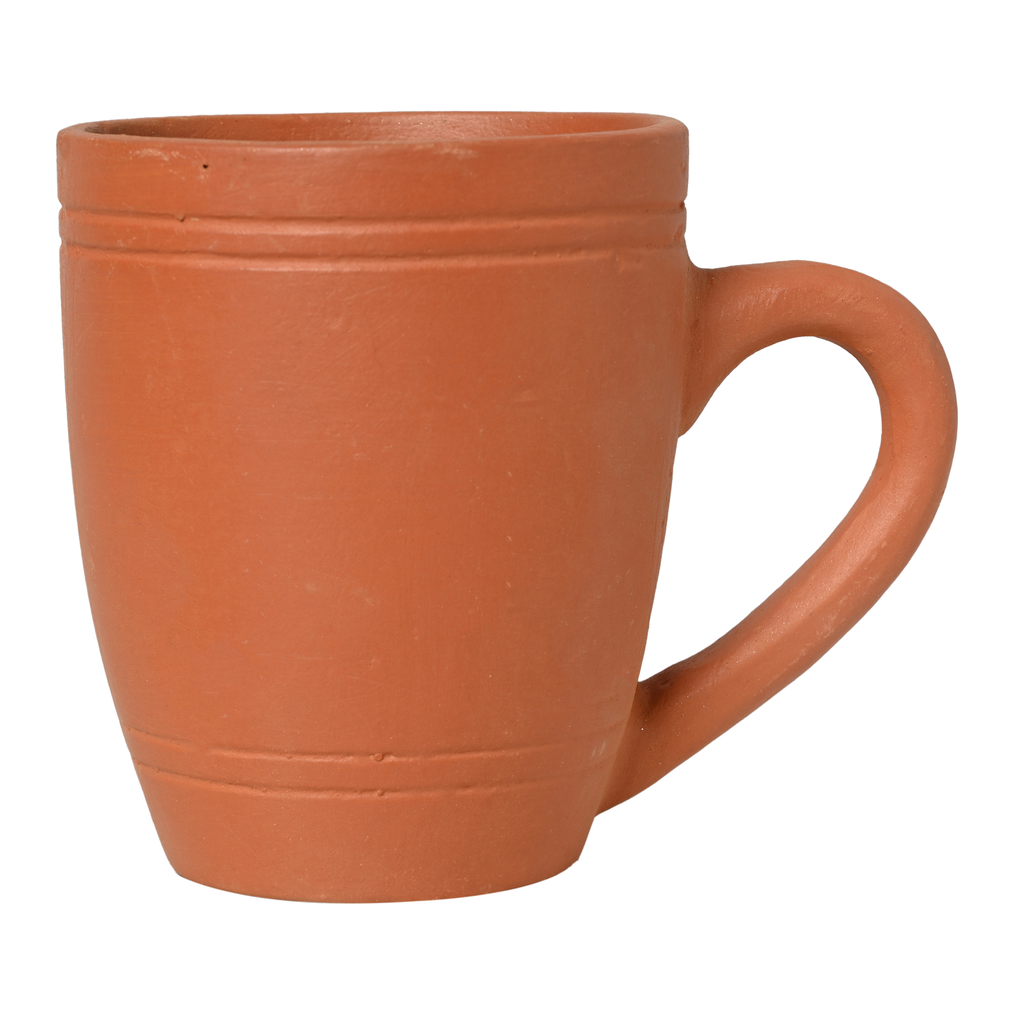 DSC_0450.jpg KSI Organic Clay Coffee Mug – Natural Terracotta Coffee & Tea Cup pack of 1 - Image 1
