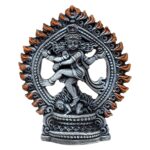 KSI Natural Clay Natraj Murti Terracotta Nataraj Statue Spiritual Gift Home Decor Idols Shivji Murti Nataraj Showpiece for Home Decoration