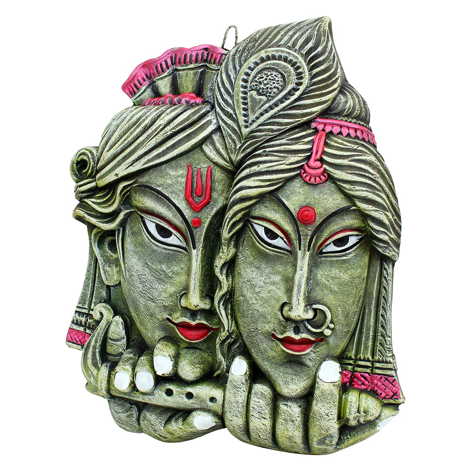 radha-krishan-plate-1.jpg KSI Wall Decorative Hanging & Sculpture, Beautiful Frame for Home Decoration, Living Room, Office Wall Hanging & Great for Gifting Purpose (Design 2) - Image 1