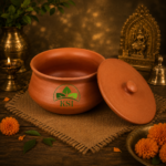 Unglazed Mud Clay Pot For Thick Curd Making Selfcooling Raw Clay Handi Natural Dahi Preserving Pot Traditional Indian Clay Pot For Curd Ecofriendly, Handcrafted Clay Storage Pot 700Ml