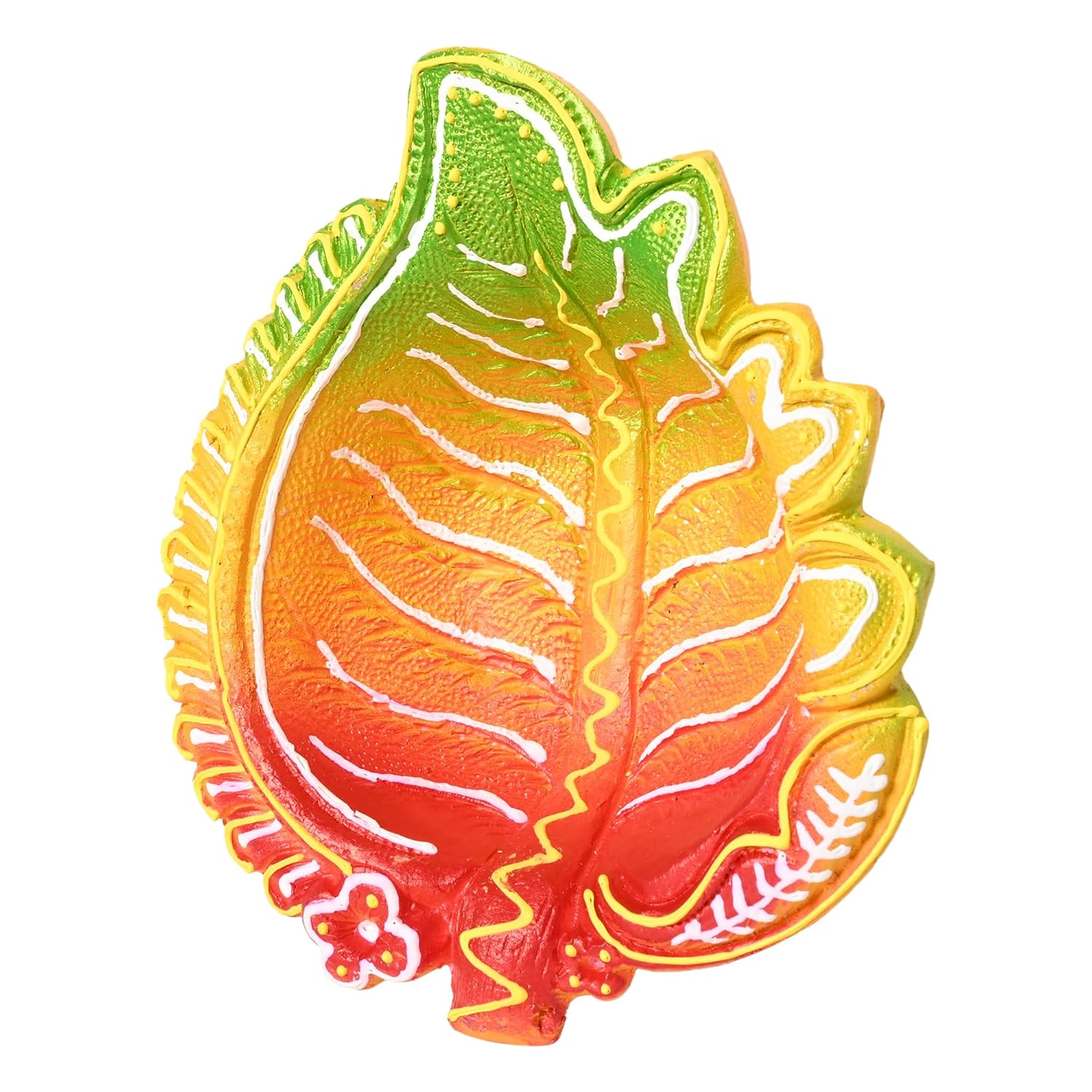 B07VH631MS_9V03BUQ92V_2025-12-02_1.jpg Big Size Designer Clay Diya for Diwali Home Decoration - Image 1
