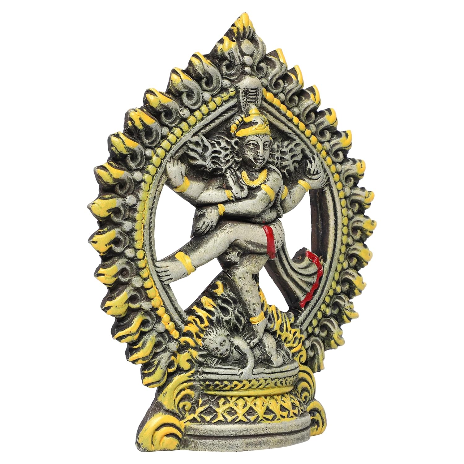 B08D3VJXLC_ATV50YE9Q2_2025-12-02_1.jpg Natural Clay Natraj Murti Terracotta Nataraj Statue Spiritual Gift Home Decor Idols Shivji Murti Nataraj Showpiece For Home Decoration - Image 1