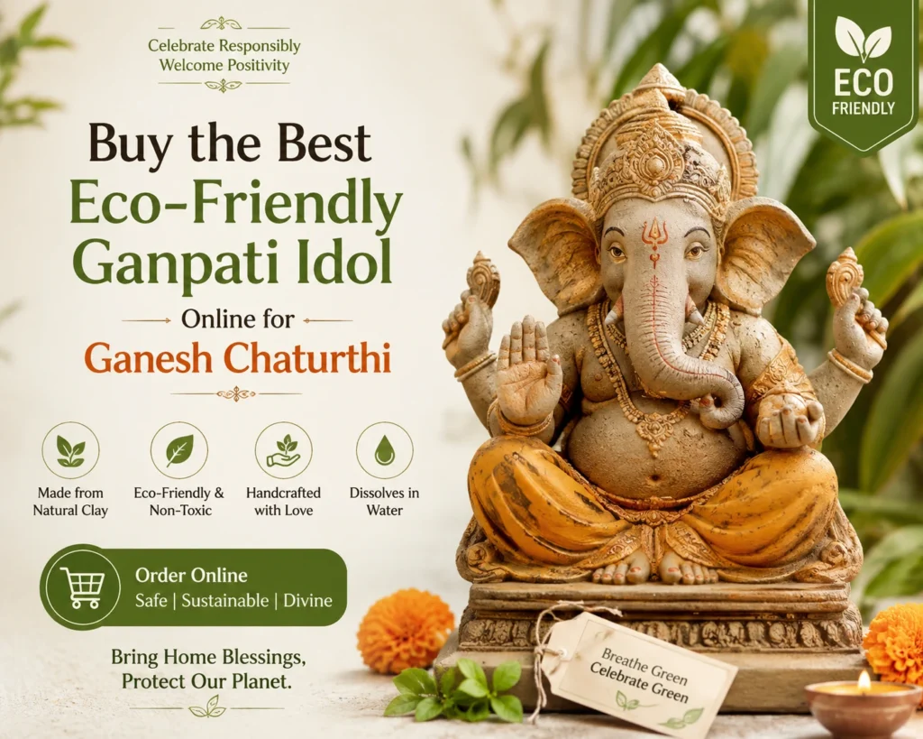 best eco-friendly Ganpati idol online