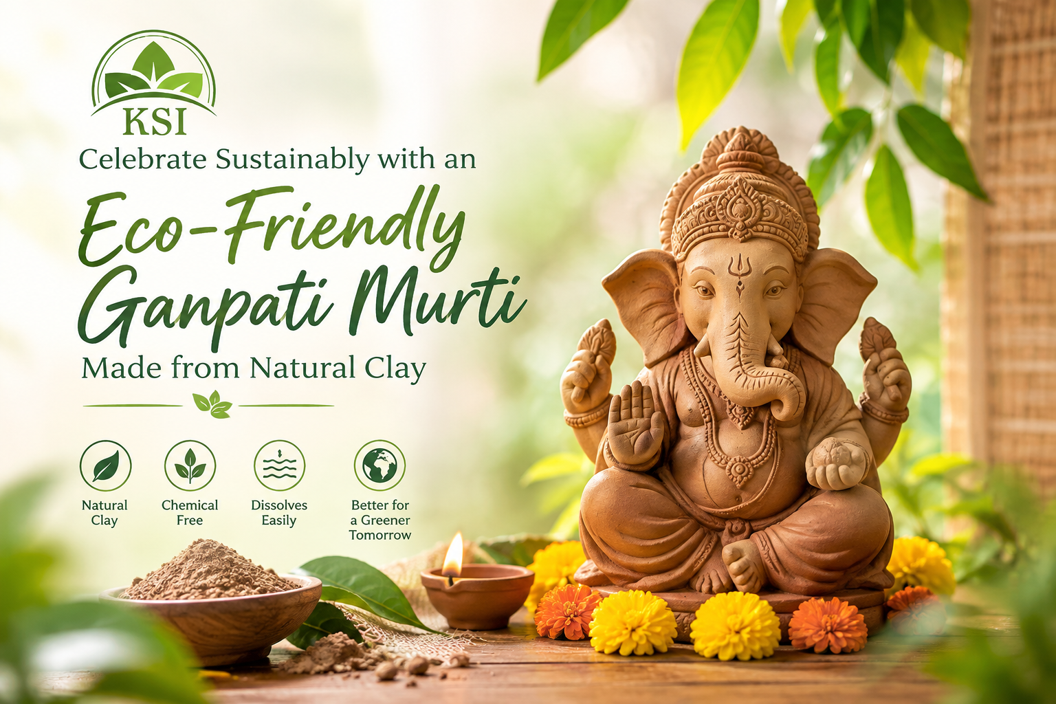 Eco-Friendly Ganpati Murti
