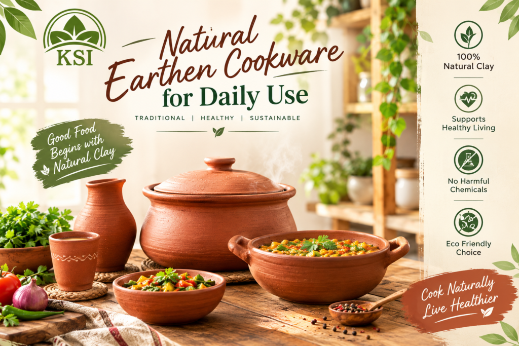 Natural Earthen Cookware for Daily Use | Clay Kitchenware