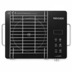 KSI CLOUD390 2200W Infrared Cooktop | Compatible with All Types of Cookware | Adjustable Heat Control | Portable Energy-Efficient Electric Stove with Durable Handles | White